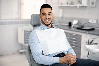 Man with Invisalign in Melbourne smiling