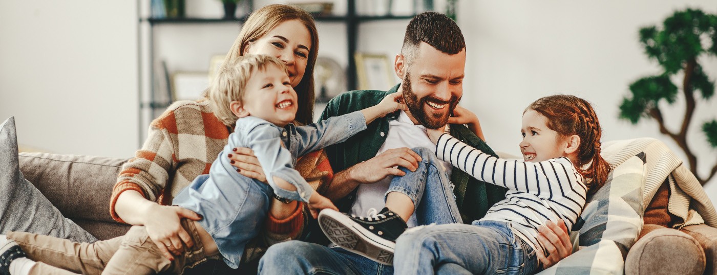 smiling family