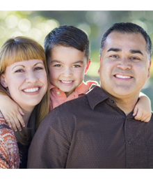 smiling family